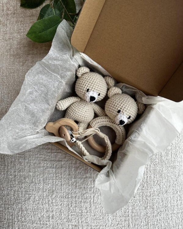 Handmade Wooden Baby Rattle - Image 3