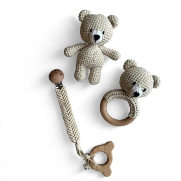 Handmade Wooden Baby Rattle - Image 2